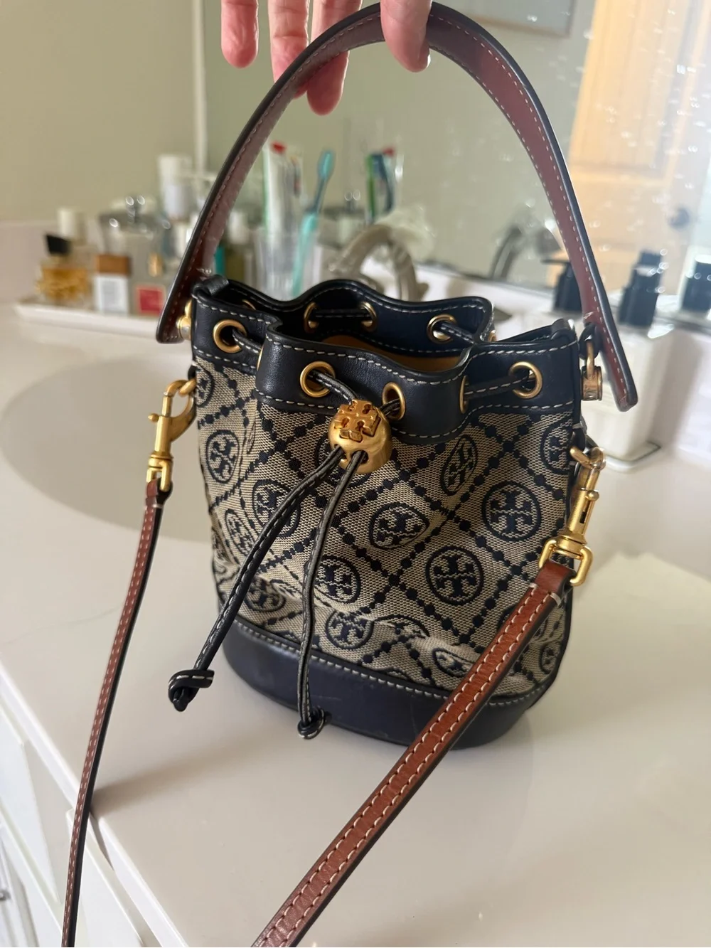 Tory Burch monogram jacquard
